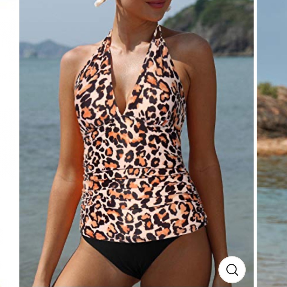 Women’s swimwear Tankini Bathing Suit Bikini‎ Swimsuit NWT Size L
